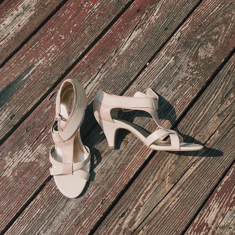 Cream heels